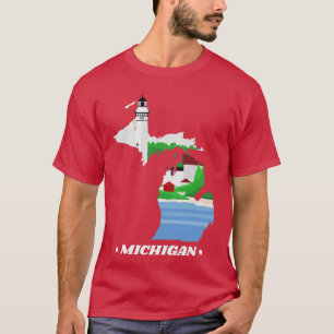 T-shirt État du Michigan