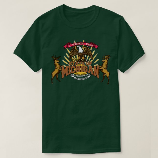 T-shirt État du Michigan (Design devant)