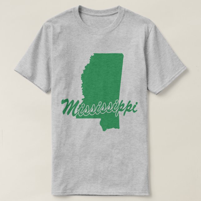 T-shirt État Du Mississippi (Design devant)