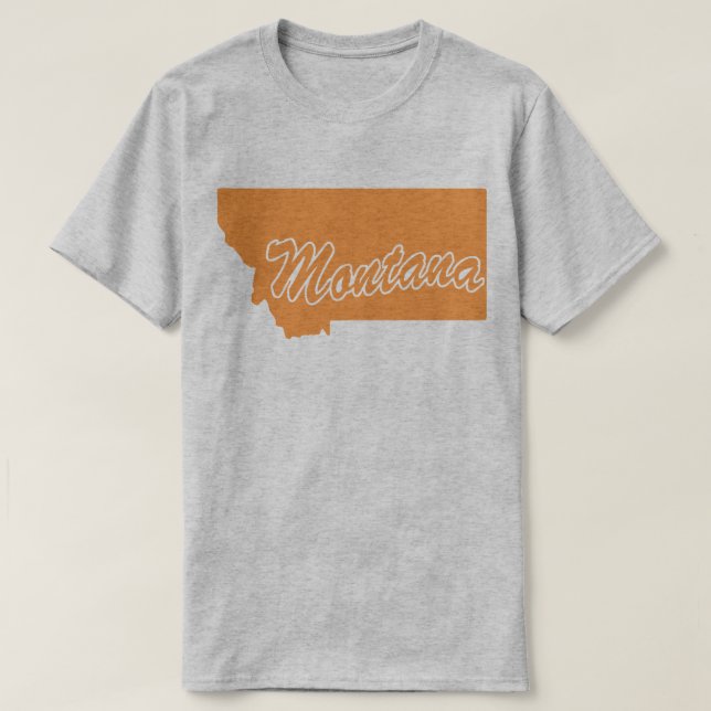 T-shirt État du Montana (Design devant)