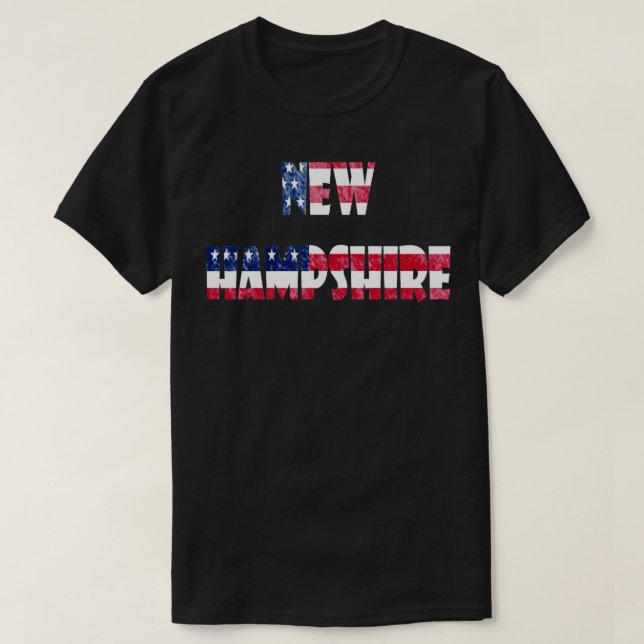 T-shirt État du New Hampshire1 (Design devant)