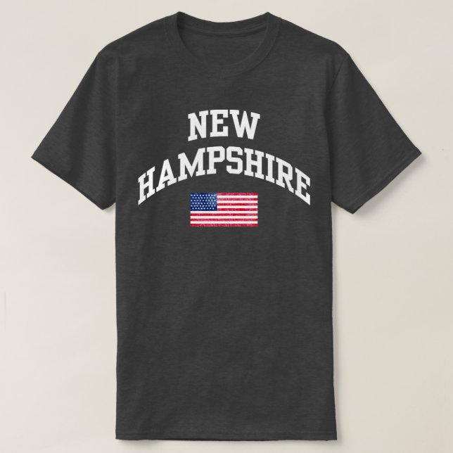 T-shirt État du New Hampshire3 (Design devant)