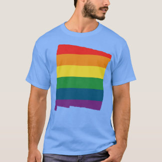 T-shirt État du Nouveau-Mexique Arc-en-ciel 1