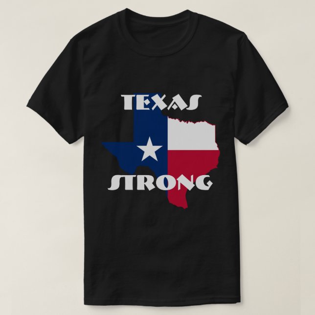 T-shirt État du Texas le "Texas fort " (Design devant)
