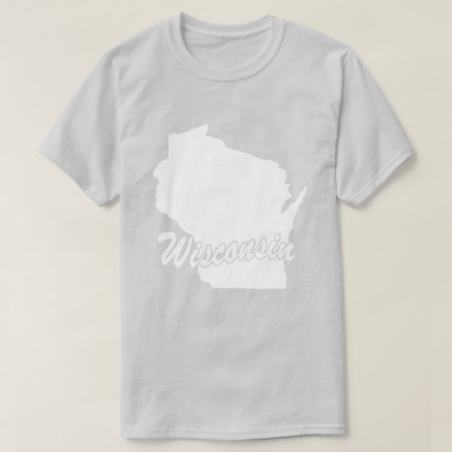T-shirt État du Wisconsin (Design devant)