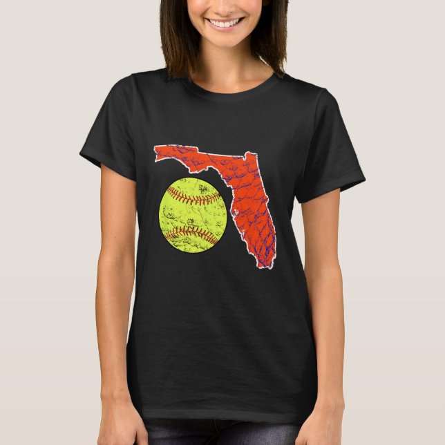 T-shirt État Ensolleillé De Floride Softll  (Devant)