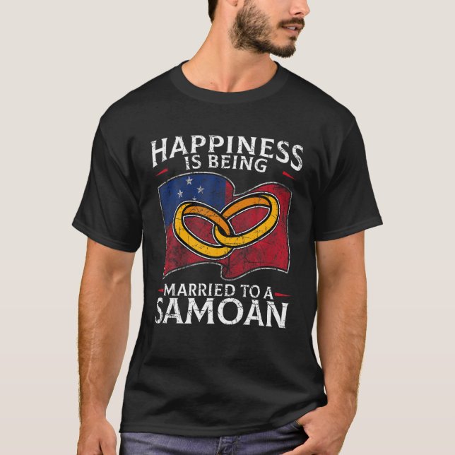 T-shirt État Indépendant Mariage Samoan Du Samoa (Devant)