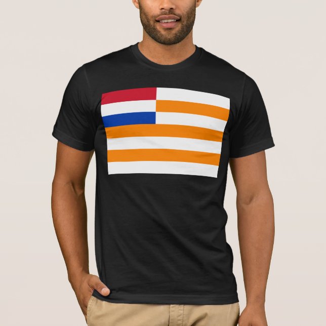 T-shirt État libre orange, drapeau de l'Afrique du Sud (Devant)