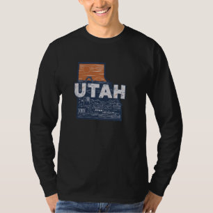 T-shirt Etat Points de repère Pittoresque Utah