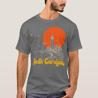 T-shirt État vintage de la Caroline du Sud Mid Century Dis