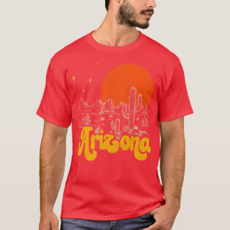 T-shirt Etat vintage de l'Arizona Mid Century en état de c