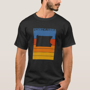 T-shirt État vintage de Pennsylvanie Vintage