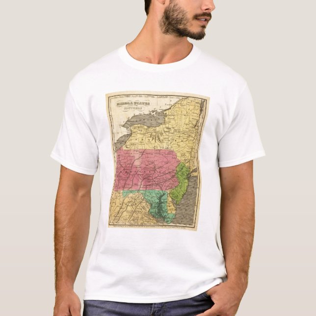 T-shirt États 3 de milieu (Devant)