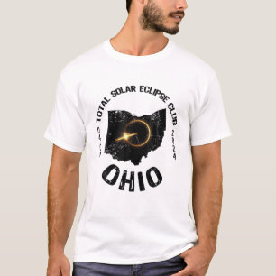 T-shirt États américains Total Solaire Eclipse Ohio 2024 É