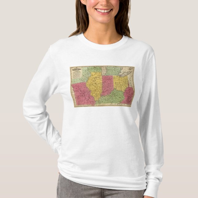T-shirt États Occidentaux, Etats-Unis (Devant)