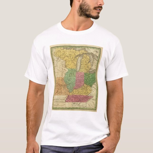 T-shirt États Occidentaux, territoires (Devant)