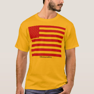 T-shirt États socialistes unis de l'Amérique Obamanation