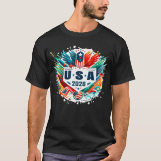 T-shirt États-Unis 2026 Allez États-Unis Sport USAeam 2026