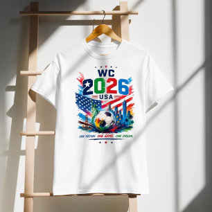 T-shirt États-Unis 2026 Football Une Nation Un Match Un Rê
