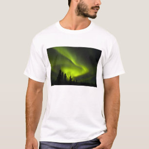 T-shirt États-Unis, Alaska, Chena Hot Springs. Aurora Bore