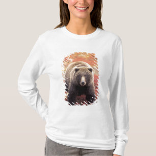 T-shirt États-Unis, Alaska, Parc national Denali, ours gri