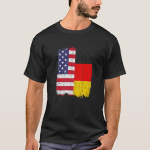 T-shirt États-Unis Allemagne Drapeau américain Allemand 1