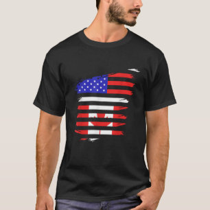 T-shirt États-Unis Amérique Canada