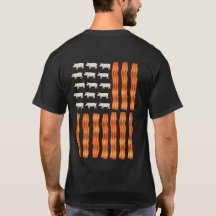 États-Unis Bacon Drapeau de porc Vintage