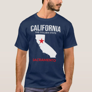 T-shirt États-Unis, Californie, Sacramento – l'État doré