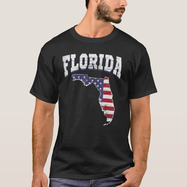 T-shirt Etats-Unis Citoyen Fière Amérique Drapeau Plan de  (Devant)