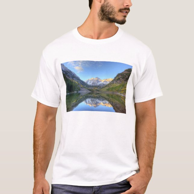 T-shirt États-Unis, Colorado, Maroon Bells-Snowmass (Devant)