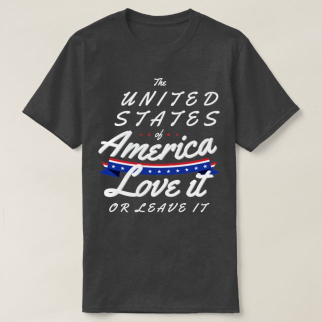 T-shirt États-Unis d'Amérique (Design devant)