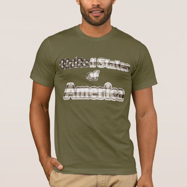 T-shirt États-Unis d'Amérique (Devant)