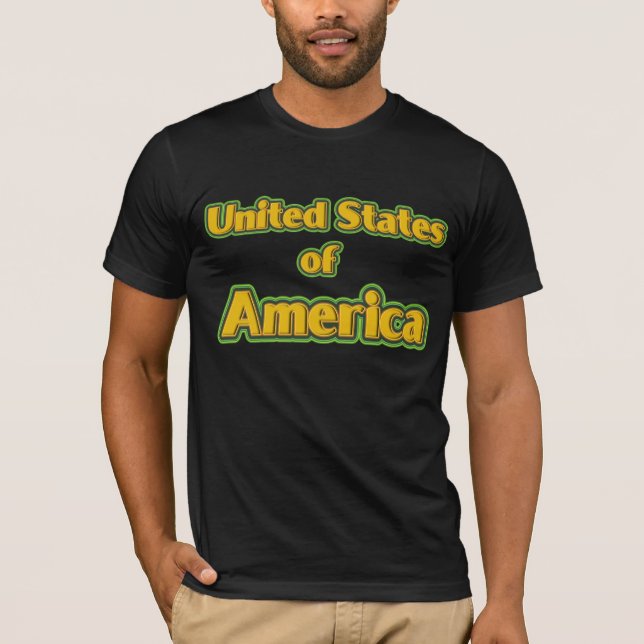 T-shirt États-Unis d'Amérique #3 (Devant)