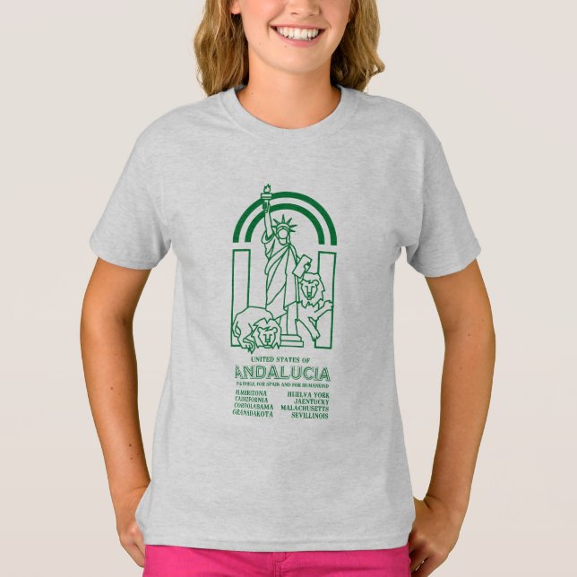 T-shirt États-Unis d'Andalousie (Devant)
