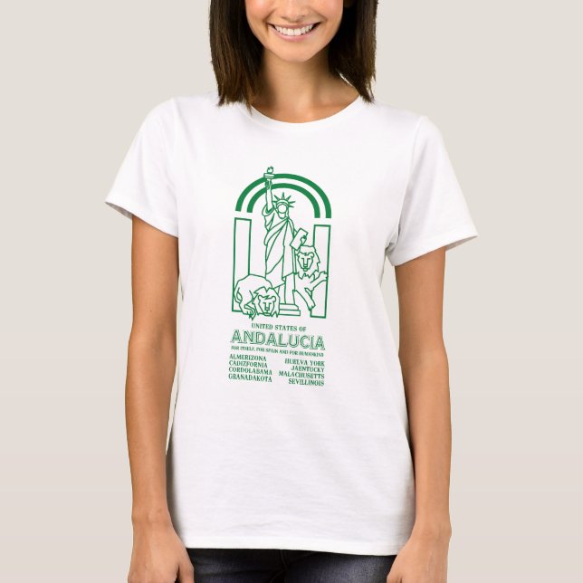 T-shirt États-Unis d'Andalousie (Devant)