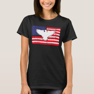 T-shirt États-Unis Drapeau américain Patriotique 4 juillet