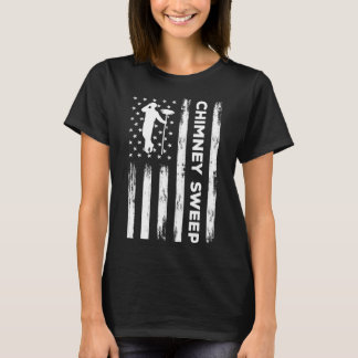 T-shirt Etats-Unis Drapeau Chimney Sweep Outfit America Pu