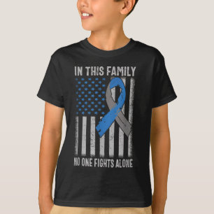 T-shirt États-Unis Drapeau Diabète Type 1 Sensibilisation