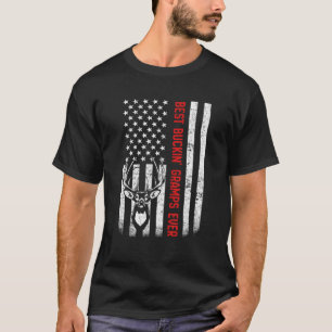 T-shirt États-Unis Drapeau meilleur Buckin' Gramps jamais 