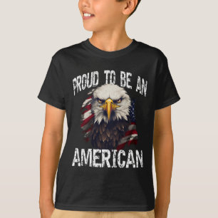 T-shirt États-Unis Fier de être un Américain