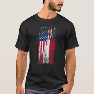 T-shirt États-Unis Géorgie Drapeaux États-Unis d'Amérique