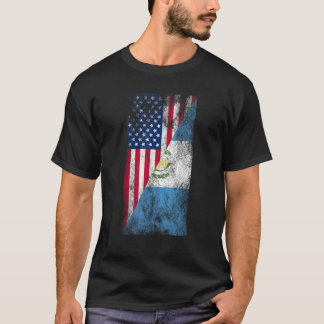 T-shirt États-Unis Guatémala Drapeaux Guatémaltèques États
