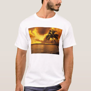 T-shirt États-Unis, Hawaï, Kauai, Lever de soleil coloré d