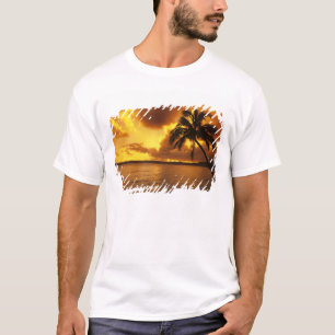 T-shirt États-Unis, Hawaï, Kauai, Lever de soleil coloré d