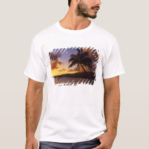 T-shirt États-Unis, Hawaï, Kauai, Lever de soleil coloré d