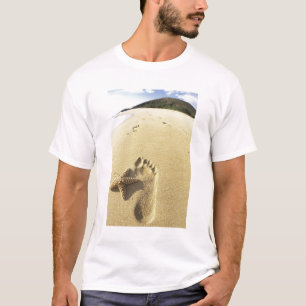 T-shirt États-Unis, Hawaï, Maui, Makena Beach, Empreinte e
