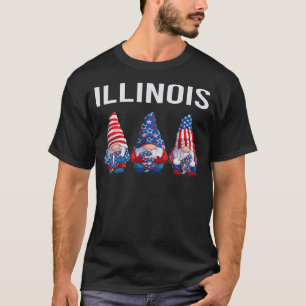 T-shirt États-Unis heureux - Illinois