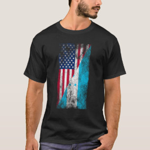 T-shirt États-Unis Honduras Drapeaux États-Unis d'Amérique