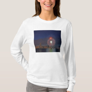 T-shirt États-Unis, Illinois, Chicago, feux d'artifice du